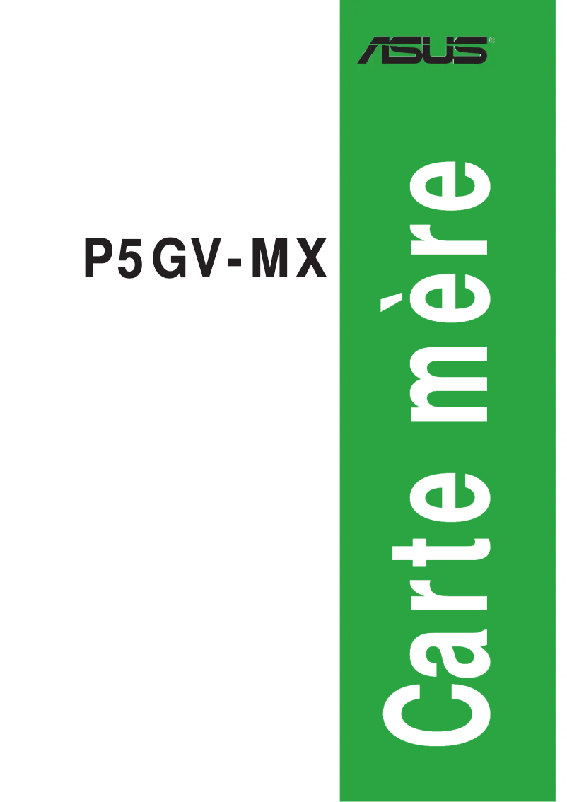 Página 1 del manual Manual de usuario Asus P5GV-MX