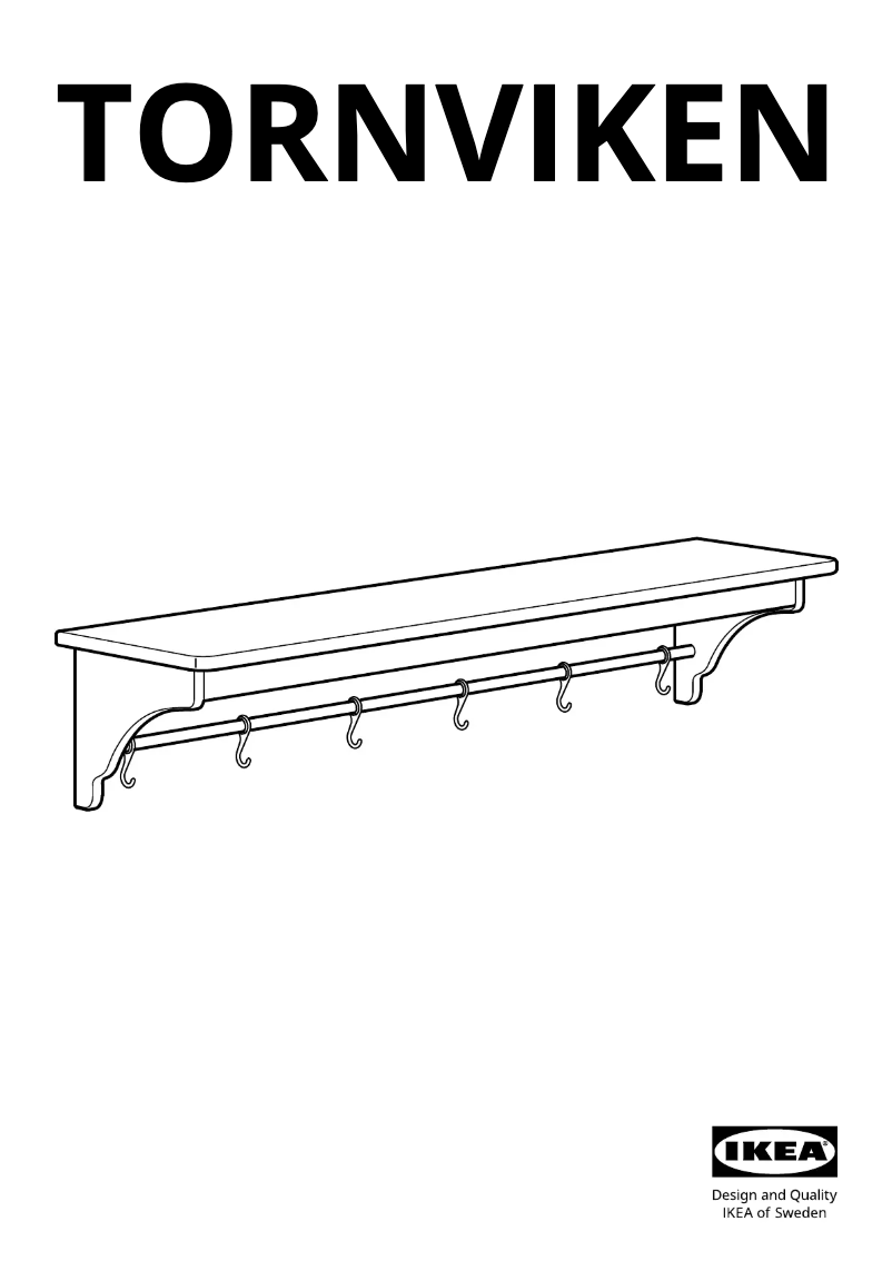 Imagen de la primera página del manual del dispositivo TORNVIKEN 603.916.61