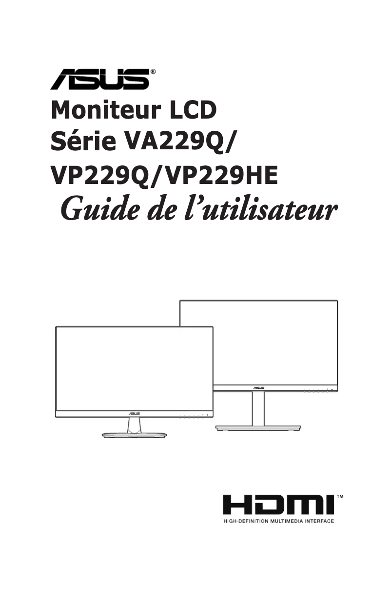 Página 1 del manual Manual de usuario Asus VA229QSB