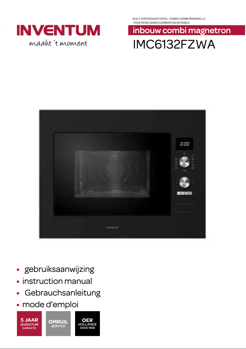 Imagen de la primera página del manual del dispositivo IMC6132FZWA