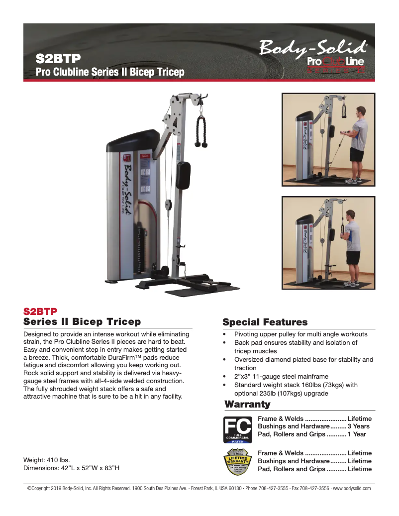 Imagen de la primera página del manual del dispositivo S2BTP