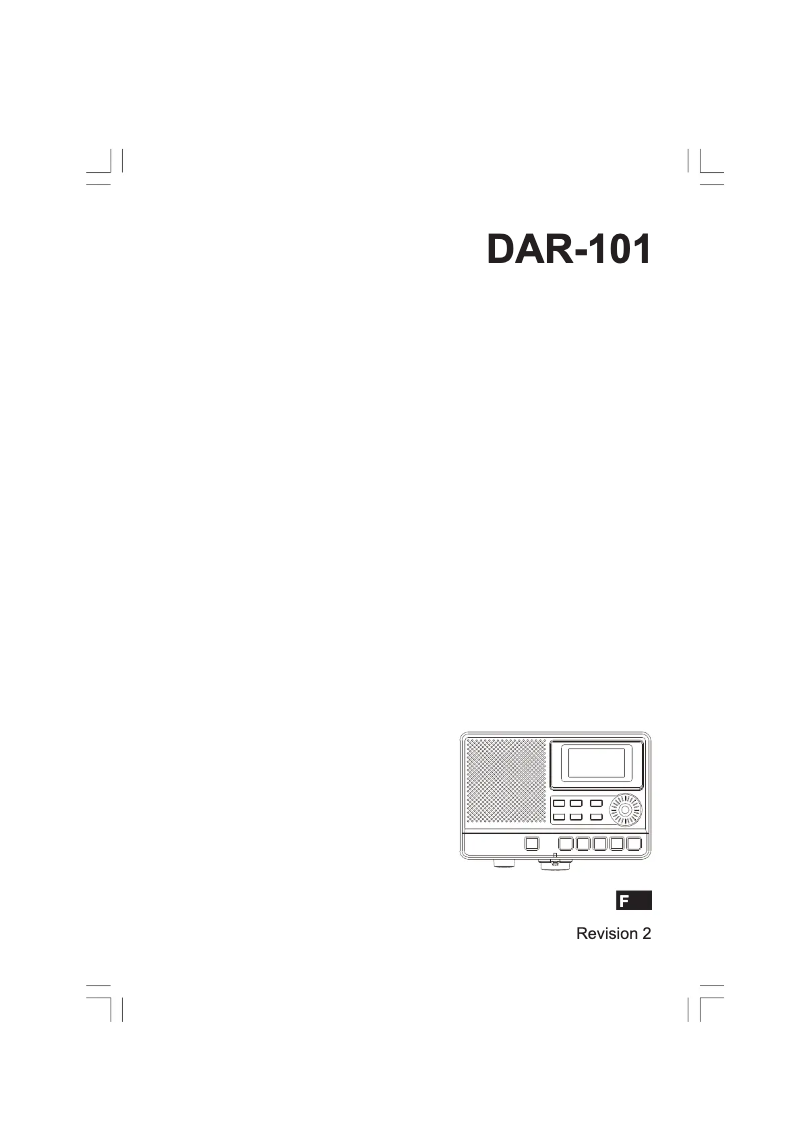 Imagen de la primera página del manual del dispositivo DAR-101