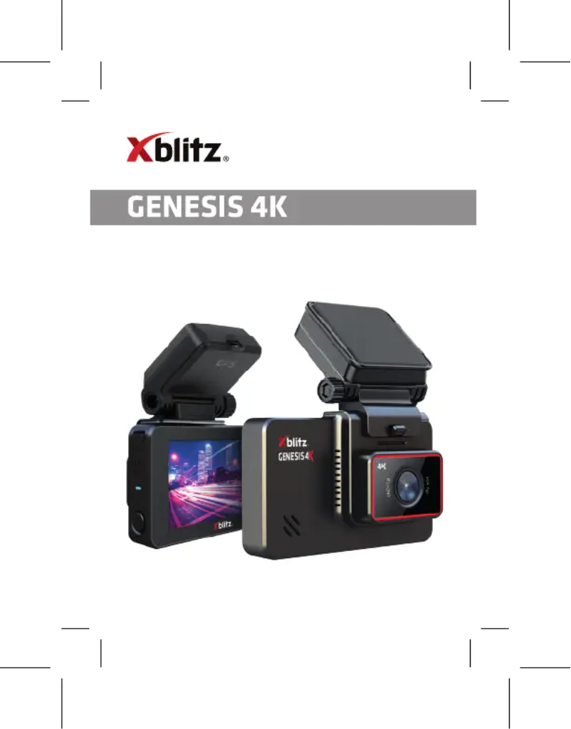 Página 1 del manual Manual de usuario Xblitz Genesis 4k