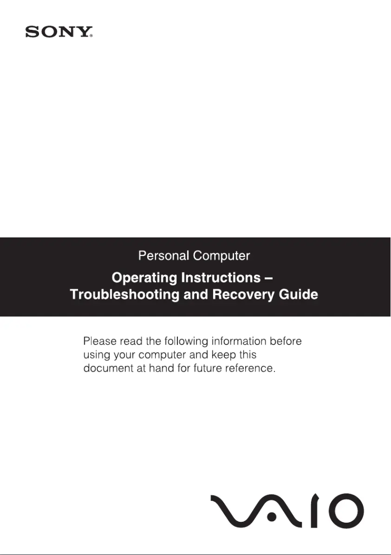 Imagen de la primera página del manual del dispositivo Vaio VPCW115XA