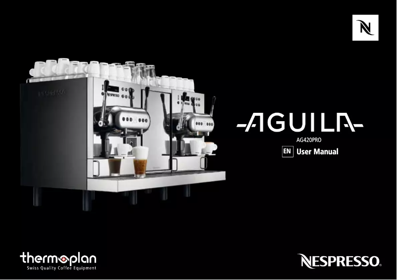 Página 1 del manual Manual de usuario Nespresso Aguila AG420PRO