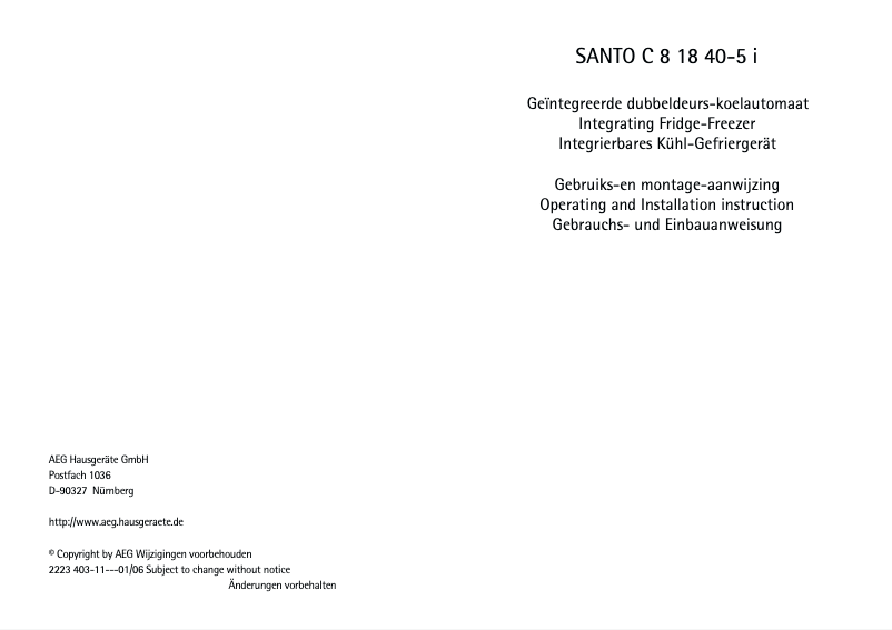 Imagen de la primera página del manual del dispositivo SC 81840 5I