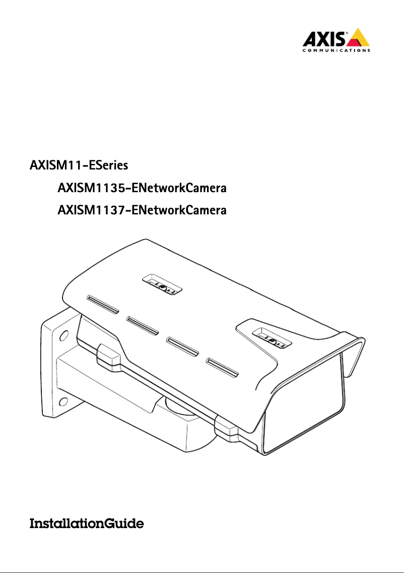Página 1 del manual Manual de usuario Axis M1137-E