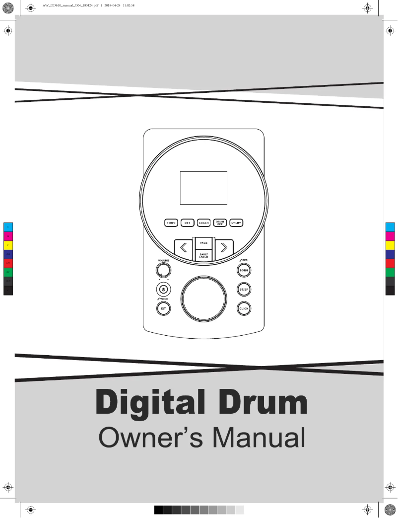 Imagen de la primera página del manual del dispositivo DD600