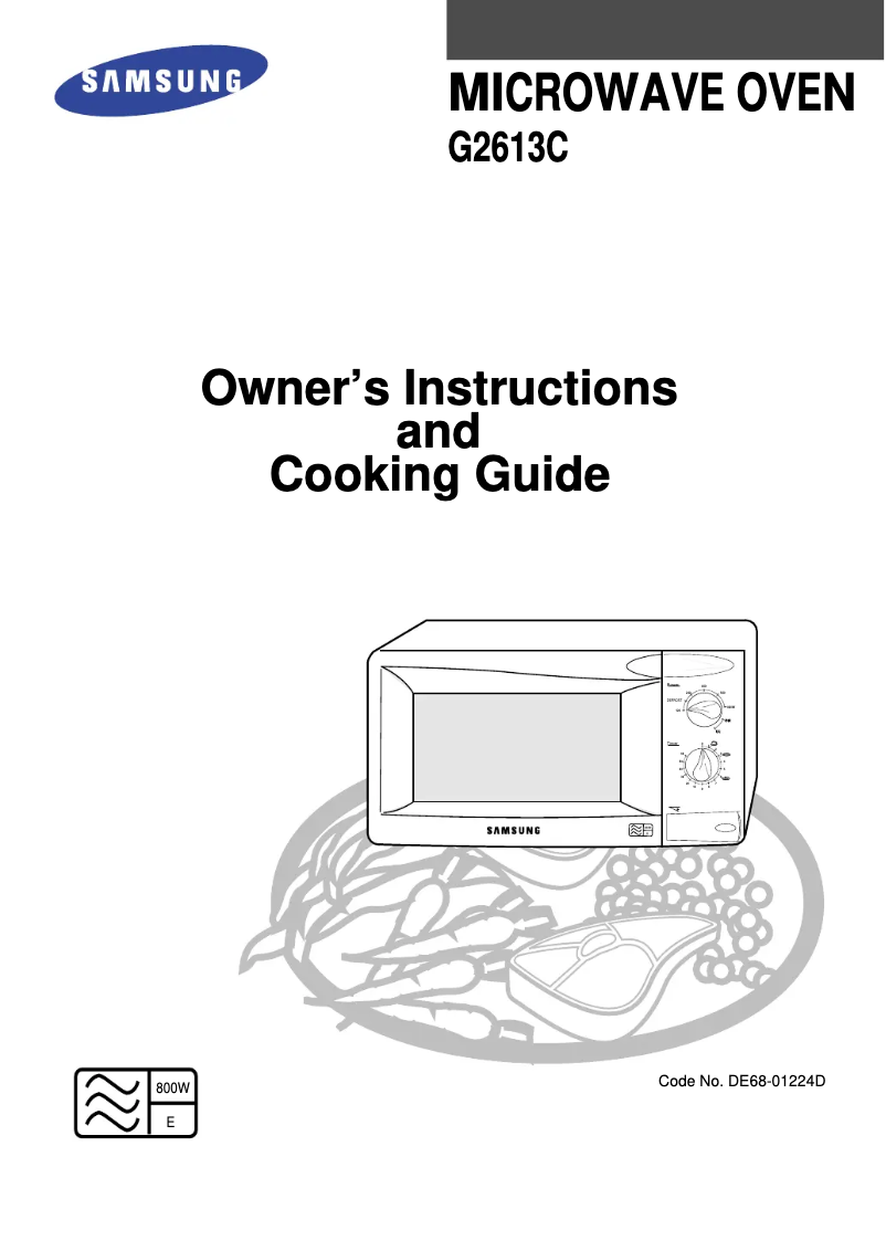 Página 1 del manual Manual de usuario Samsung G2613C-1S