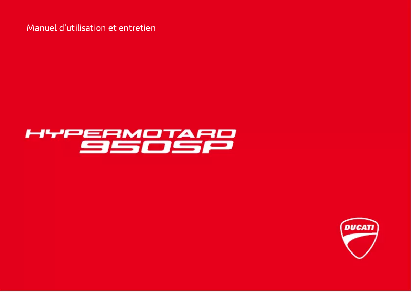 Página 1 del manual Manual de usuario Ducati Hypermotard 950 SP (2020)