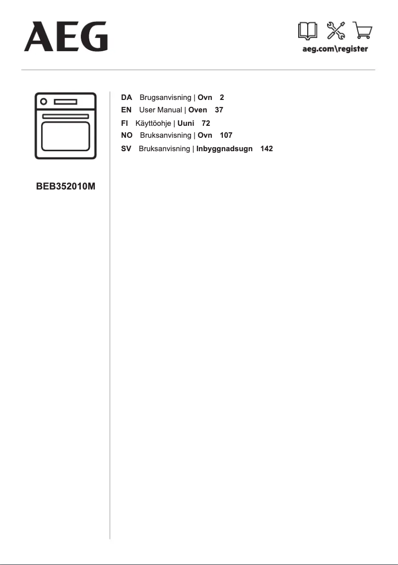 Imagen de la primera página del manual del dispositivo BEB352010M