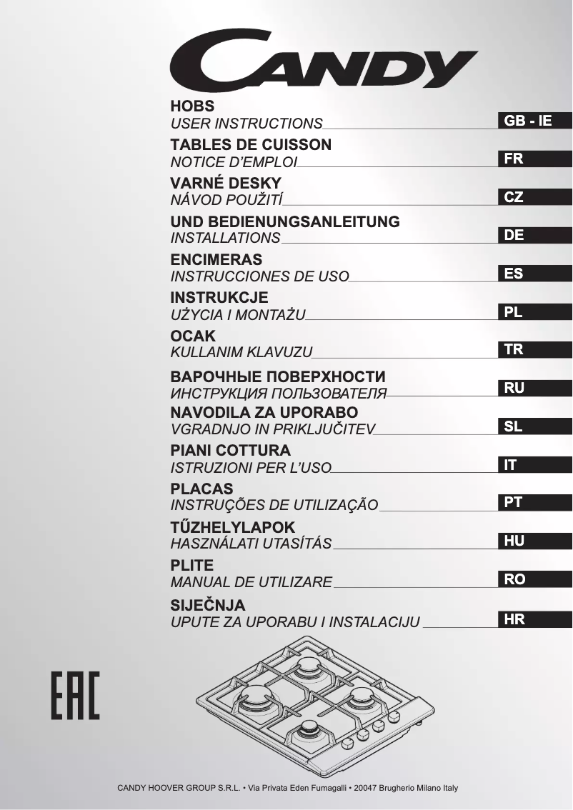 Imagen de la primera página del manual del dispositivo PL 40 ASX GH