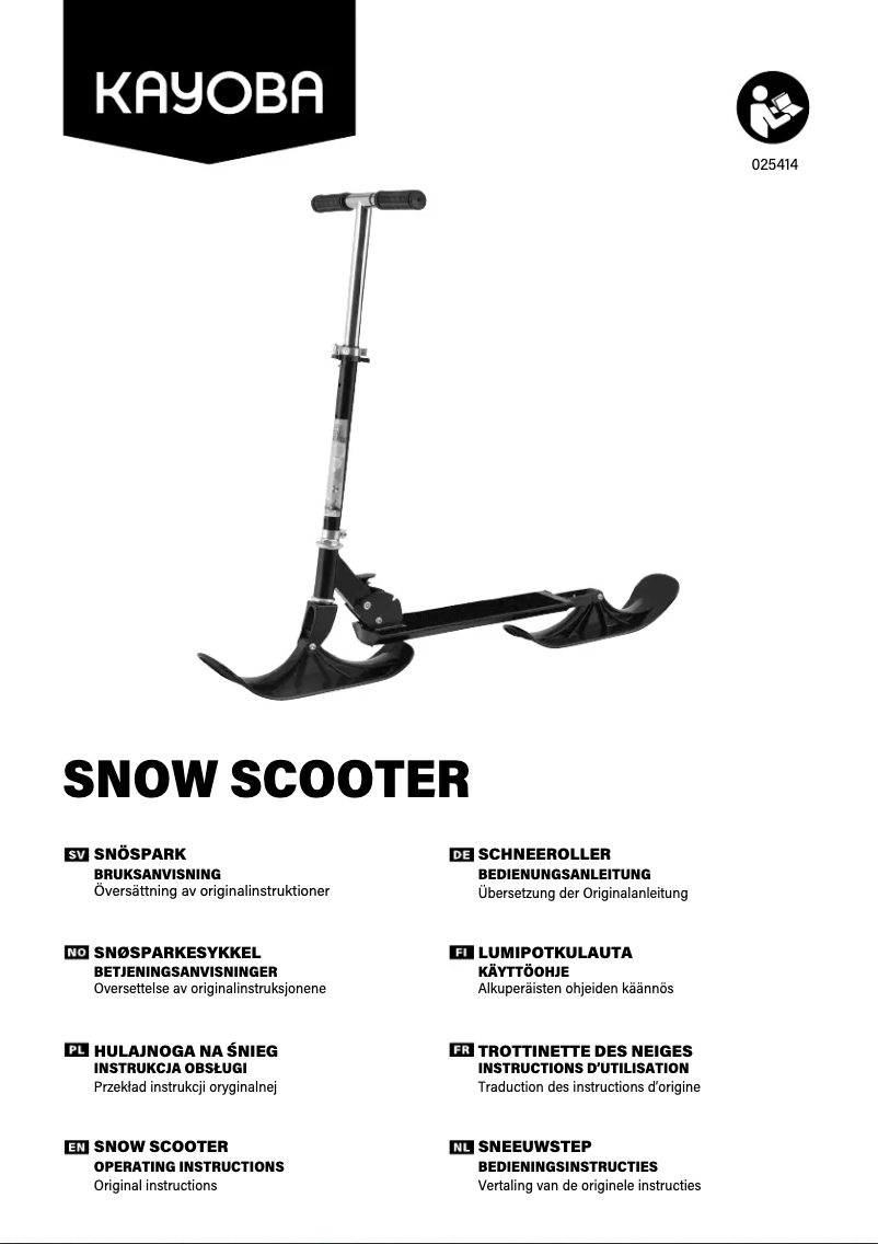 Imagen de la primera página del manual del dispositivo 025414