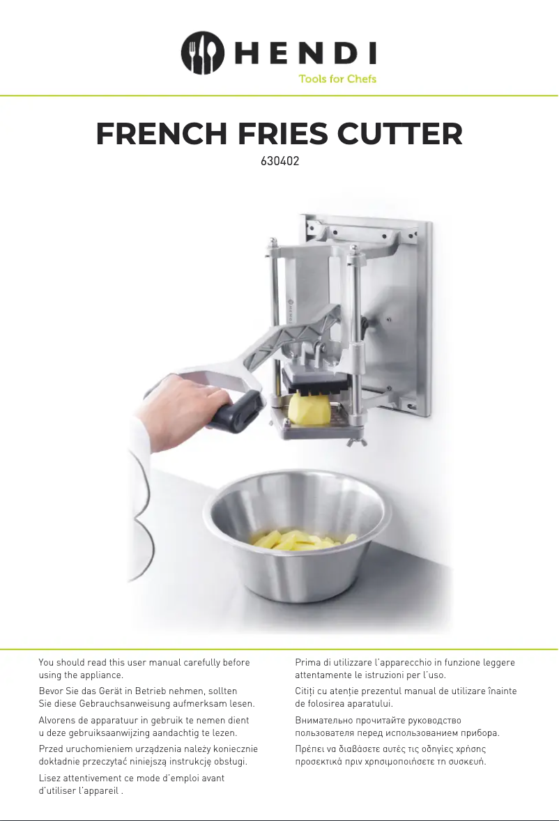 Imagen de la primera página del manual del dispositivo 630402