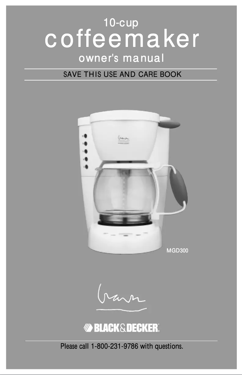 Imagen de la primera página del manual del dispositivo MGD300