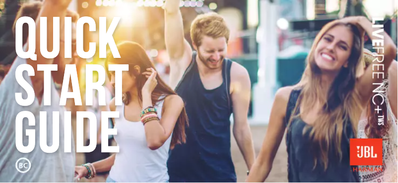 Imagen de la primera página del manual del dispositivo Live Free NC+ TWS