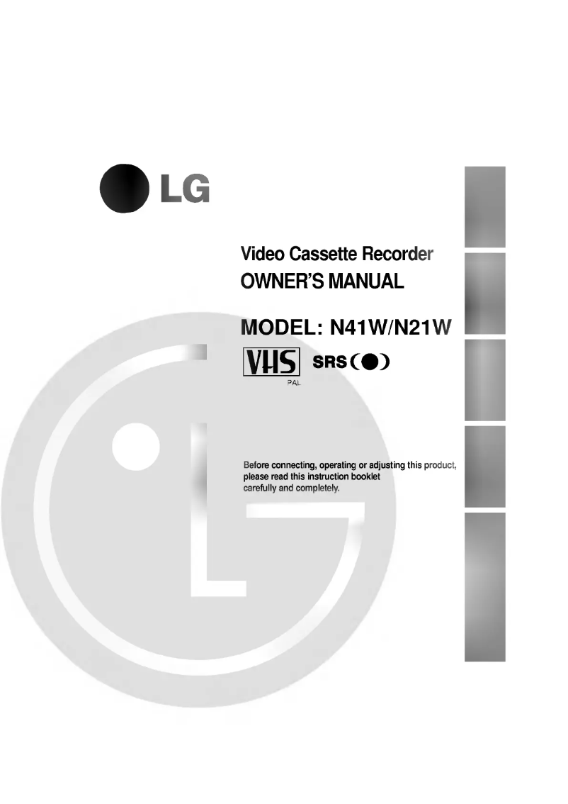 Imagen de la primera página del manual del dispositivo N41W