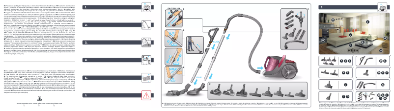 Página nº 1 - Manual de usuario Rowenta Silence Force Cyclonic RO7289
