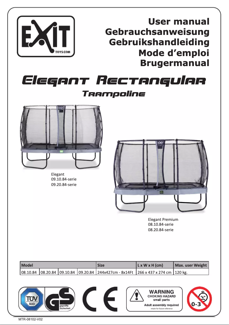 Página nº 1 - Manual de usuario EXIT Elegant