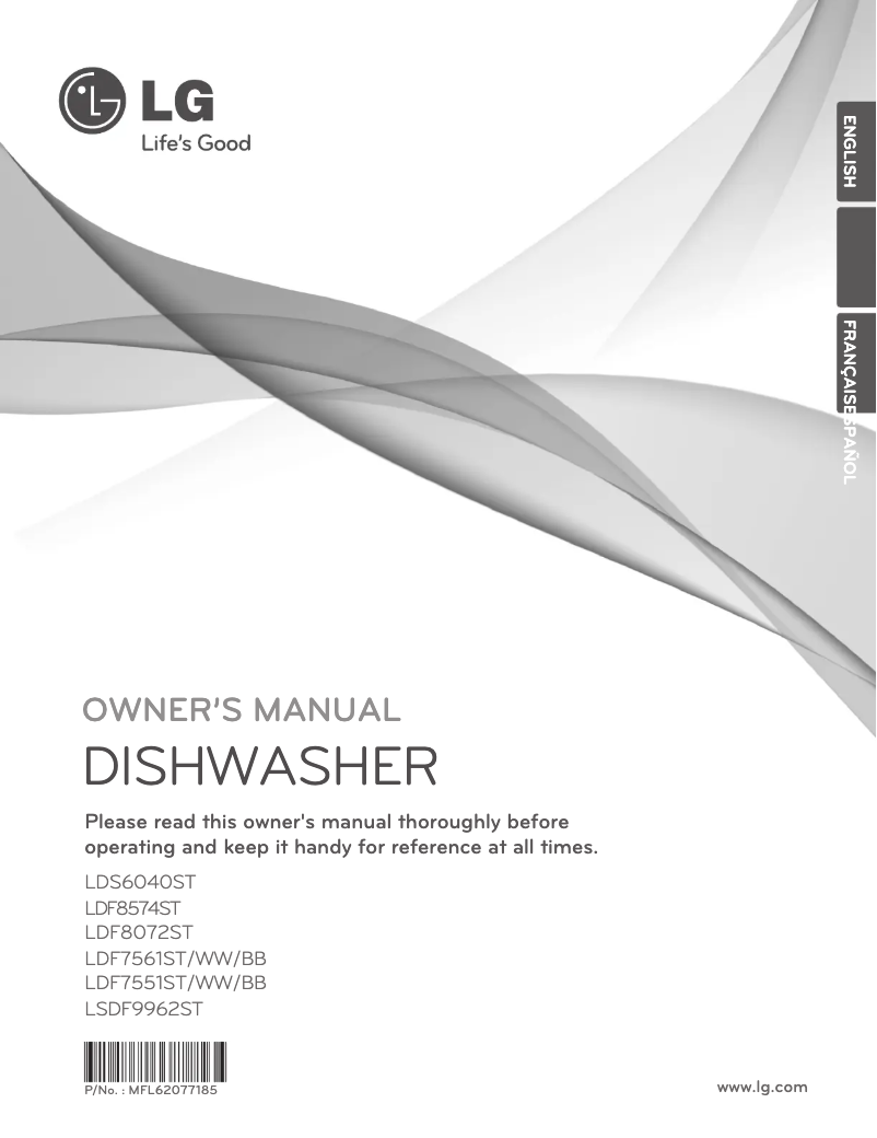 Imagen de la primera página del manual del dispositivo LDF8072ST