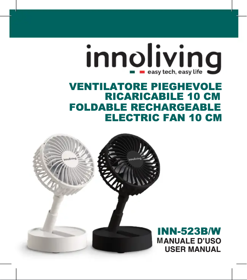 Imagen de la primera página del manual del dispositivo INN-523B