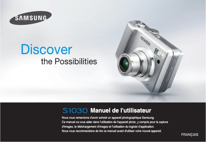 Página nº 1 - Manual de usuario Samsung S1030