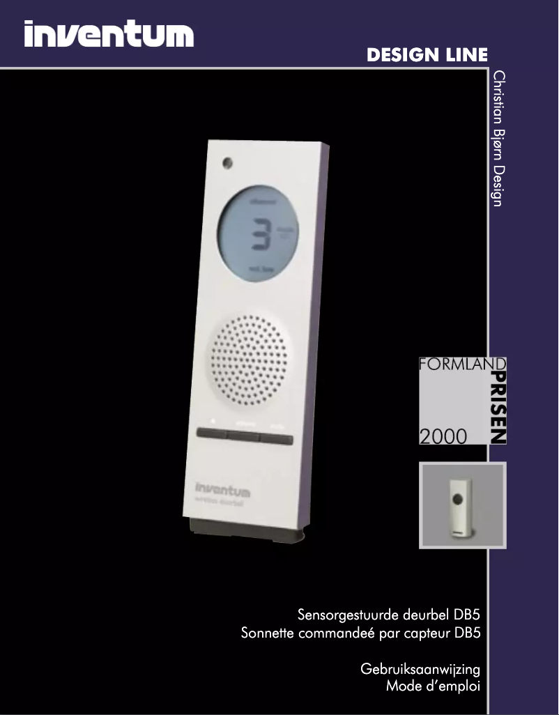 Imagen de la primera página del manual del dispositivo DB5