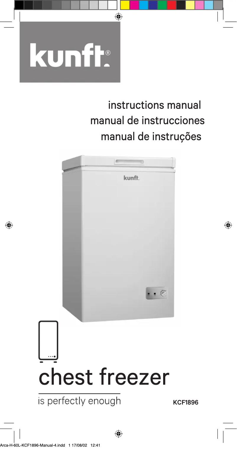 Imagen de la primera página del manual del dispositivo KCF1896