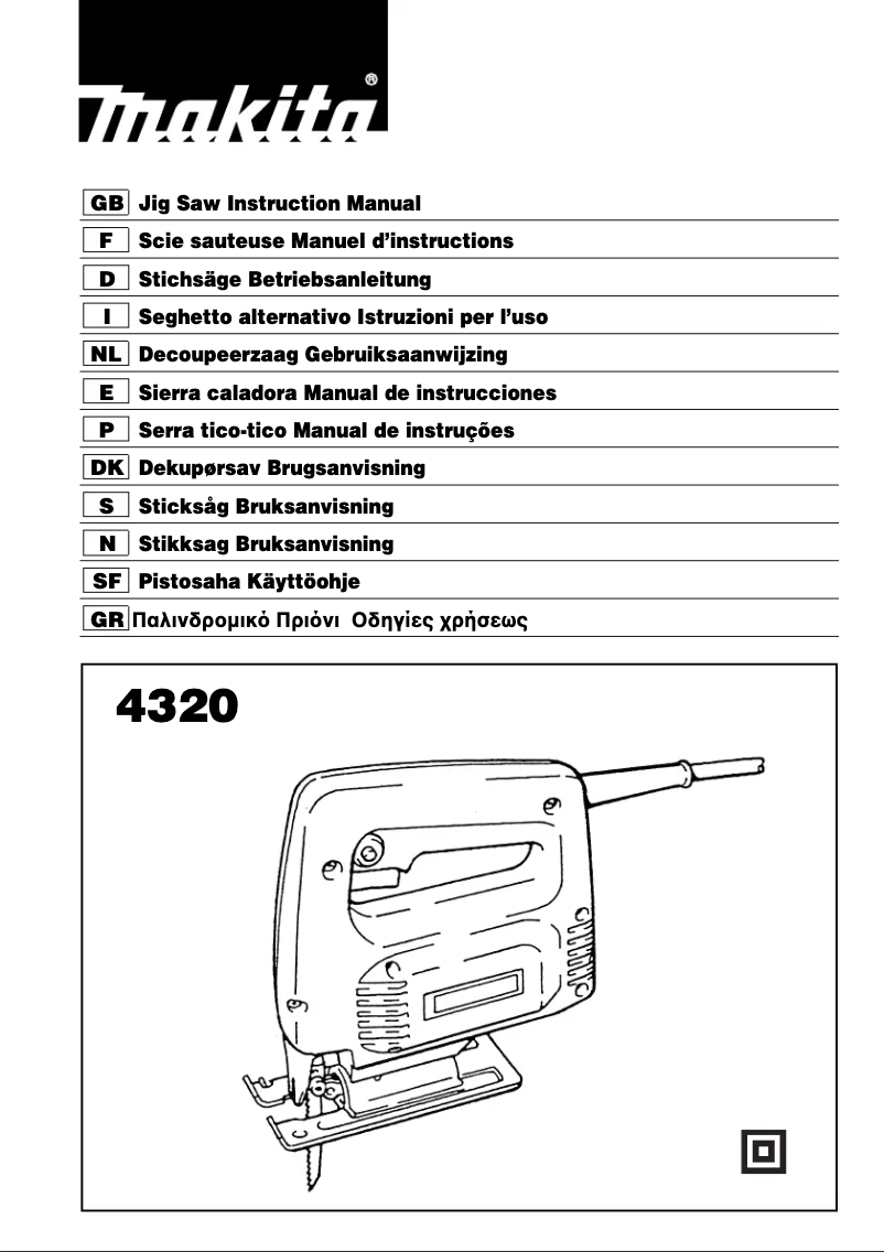 Imagen de la primera página del manual del dispositivo 4320