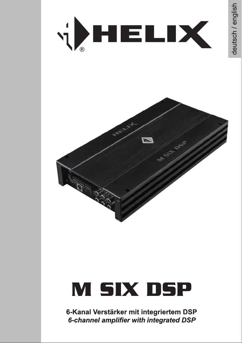 Imagen de la primera página del manual del dispositivo M SIX DSP