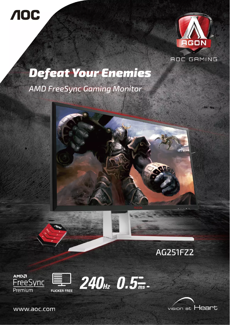 Imagen de la primera página del manual del dispositivo AGON AG251FZ2