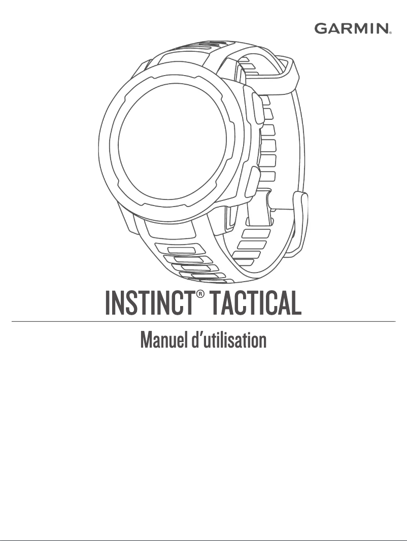 Imagen de la primera página del manual del dispositivo Instinct Tactical