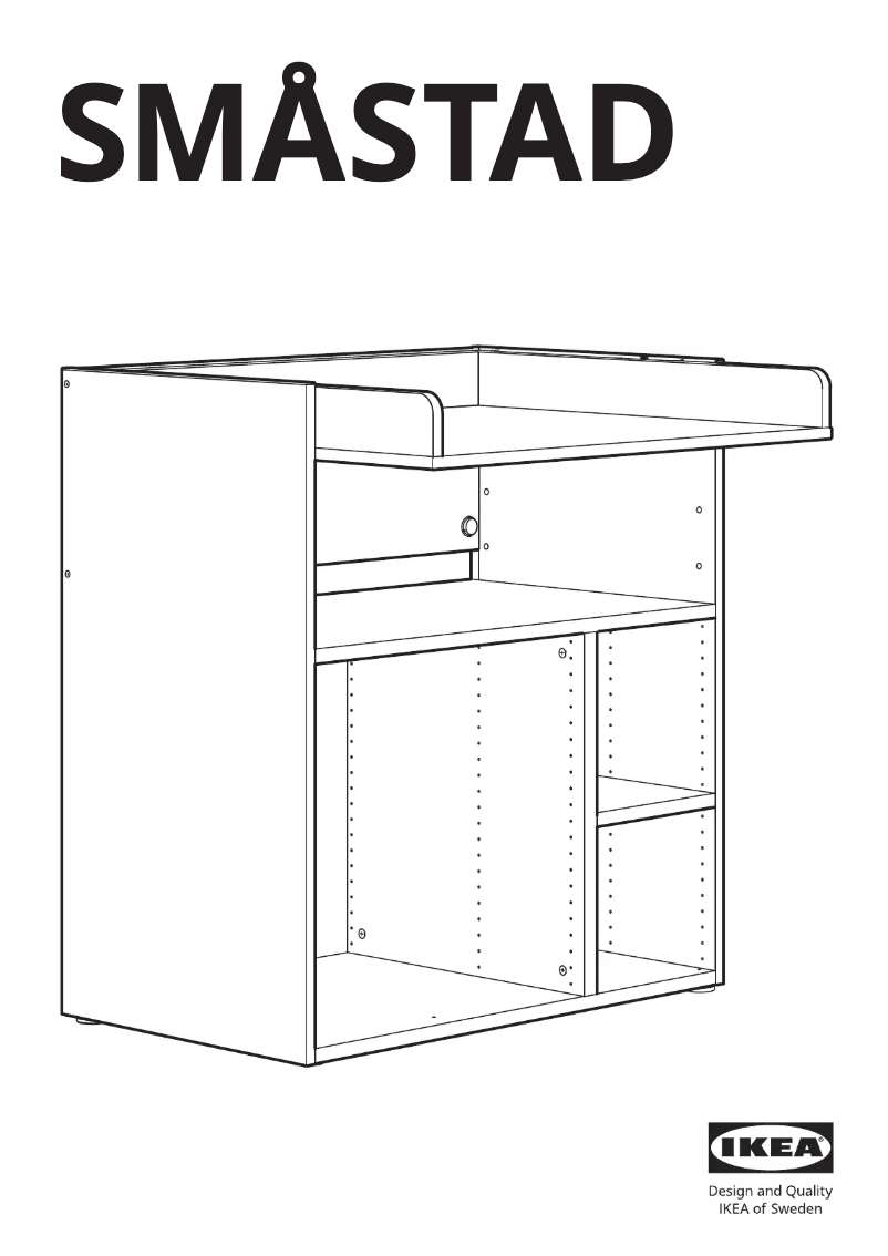 Página 1 del manual Instrucciones / montaje Ikea SMÅSTAD