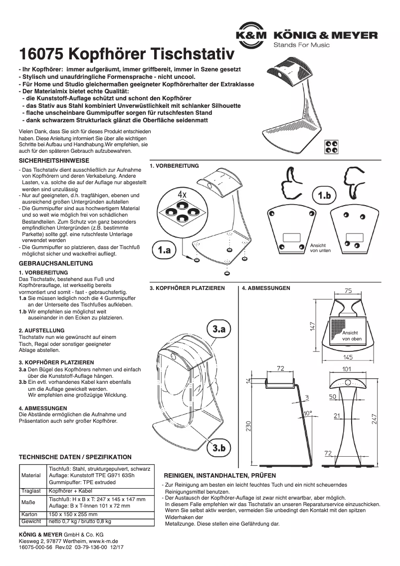 Imagen de la primera página del manual del dispositivo 16075