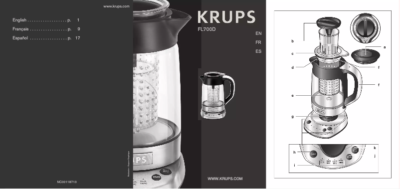 Página nº 1 - Manual de usuario Krups FL700D