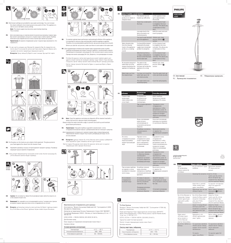 Imagen de la primera página del manual del dispositivo GC512