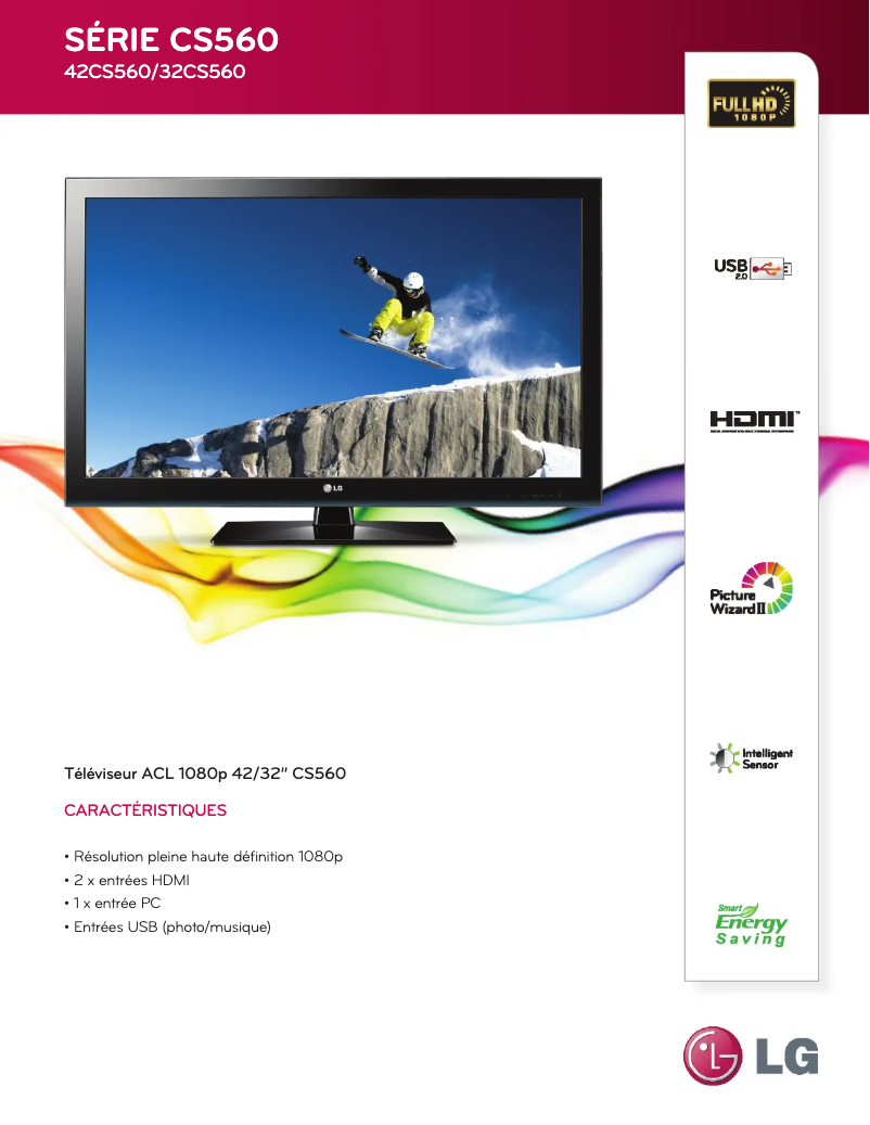 Imagen de la primera página del manual del dispositivo 42CS560