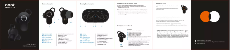 Página nº 1 - Manual de usuario Noot NP20T