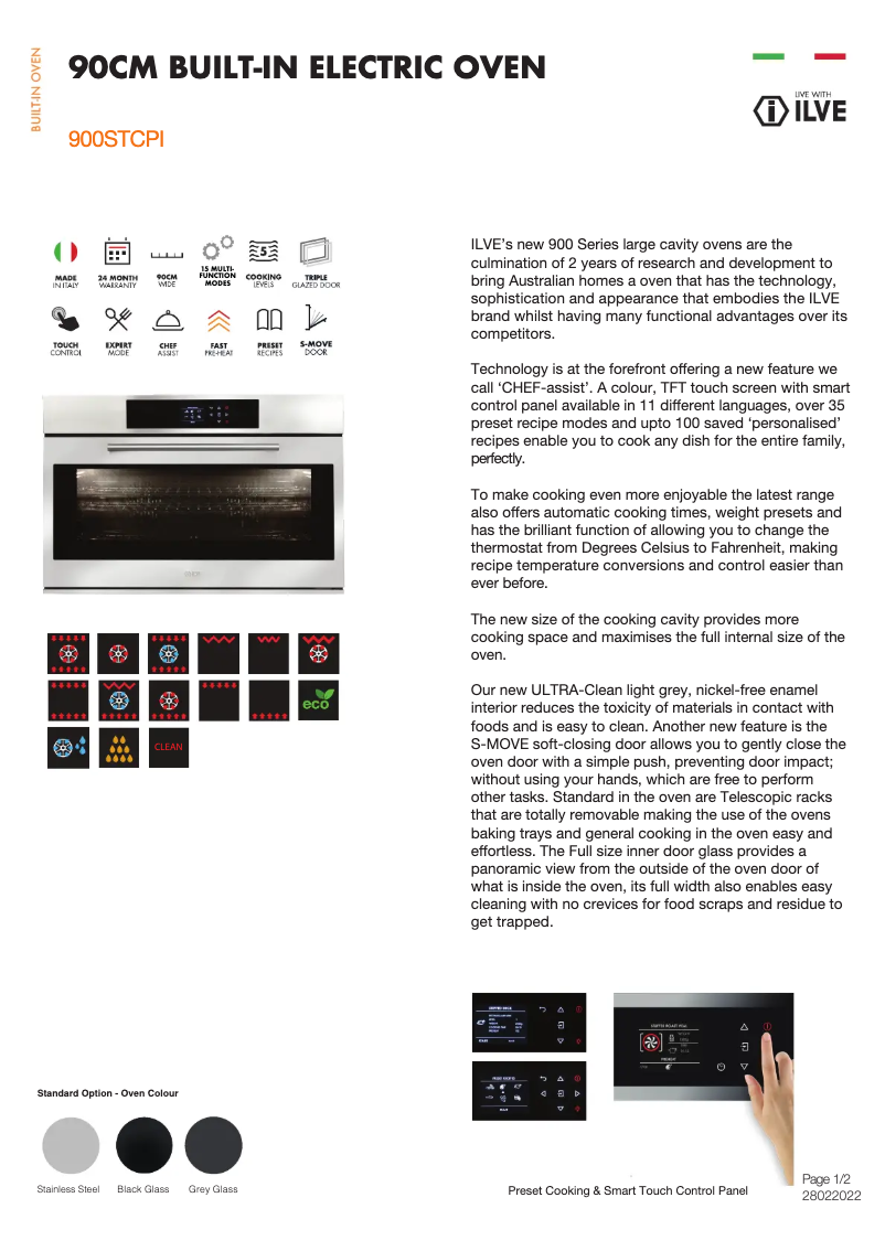 Imagen de la primera página del manual del dispositivo 900STCPI