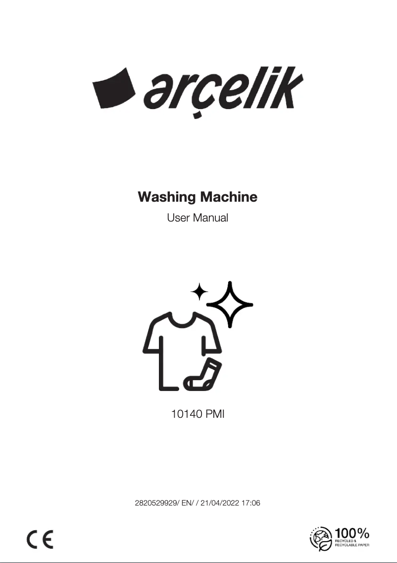 Página 1 del manual Manual de usuario Arçelik 10140 PMI