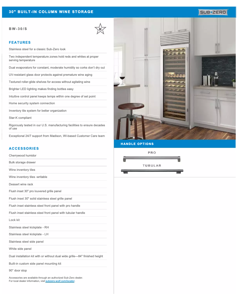 Imagen de la primera página del manual del dispositivo BW30SPHLH