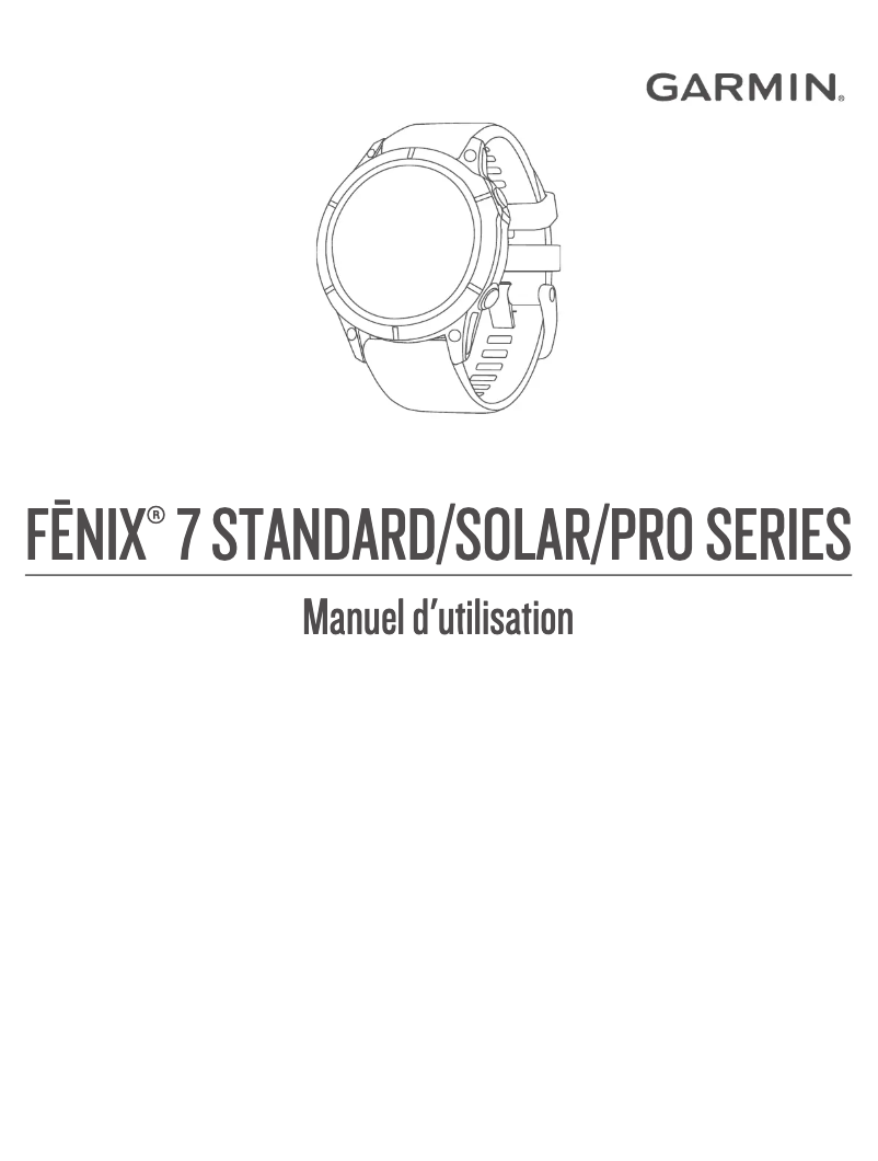 Página 1 del manual Manual de usuario Garmin fēnix 7X Pro