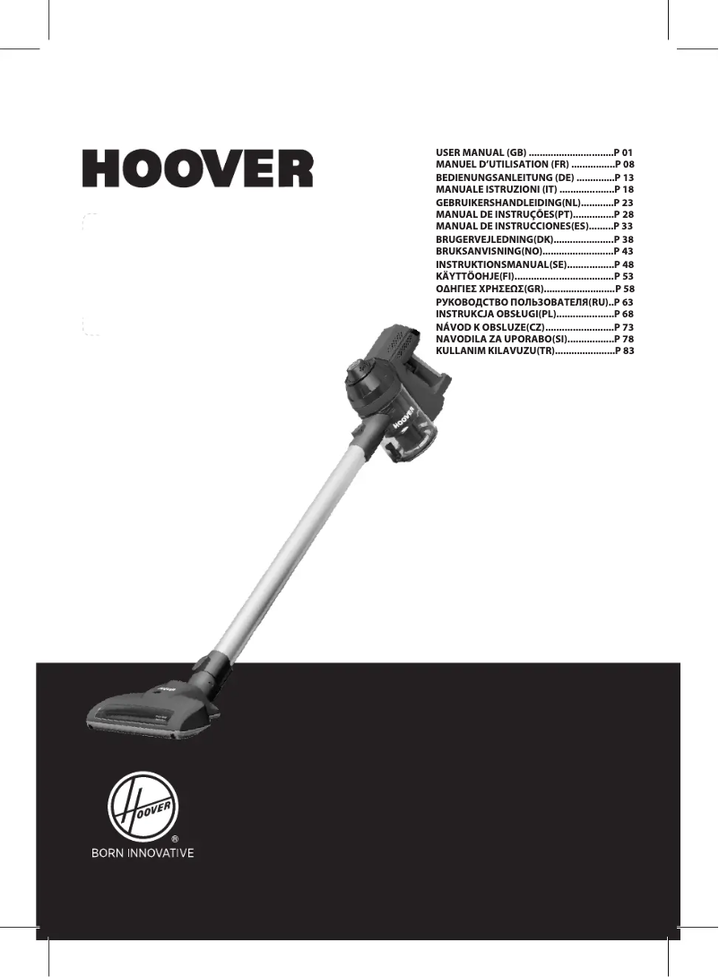 Página 1 del manual Manual de usuario Hoover Freedom 2in1 Lite FDPTL22 011