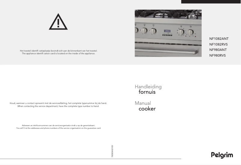 Imagen de la primera página del manual del dispositivo NF980ANTA