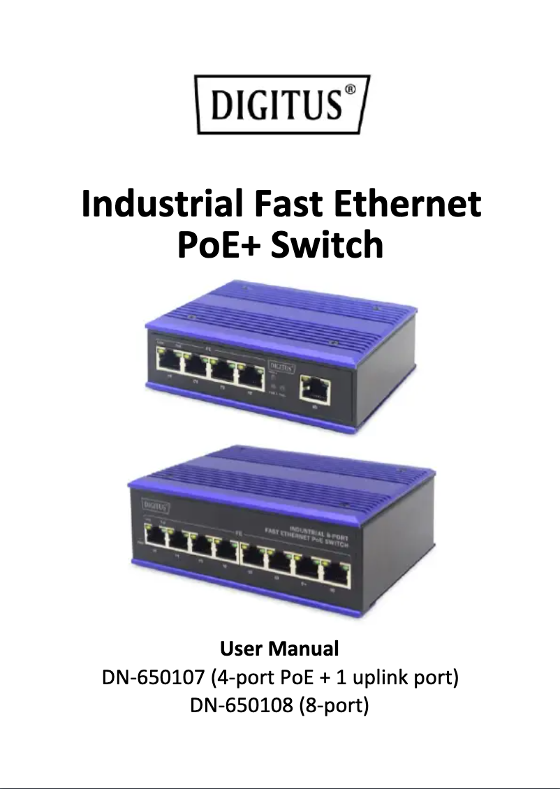 Página 1 del manual Manual de usuario Digitus DN-650106