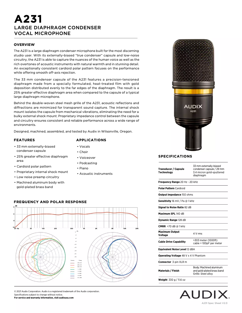 Imagen de la primera página del manual del dispositivo A231