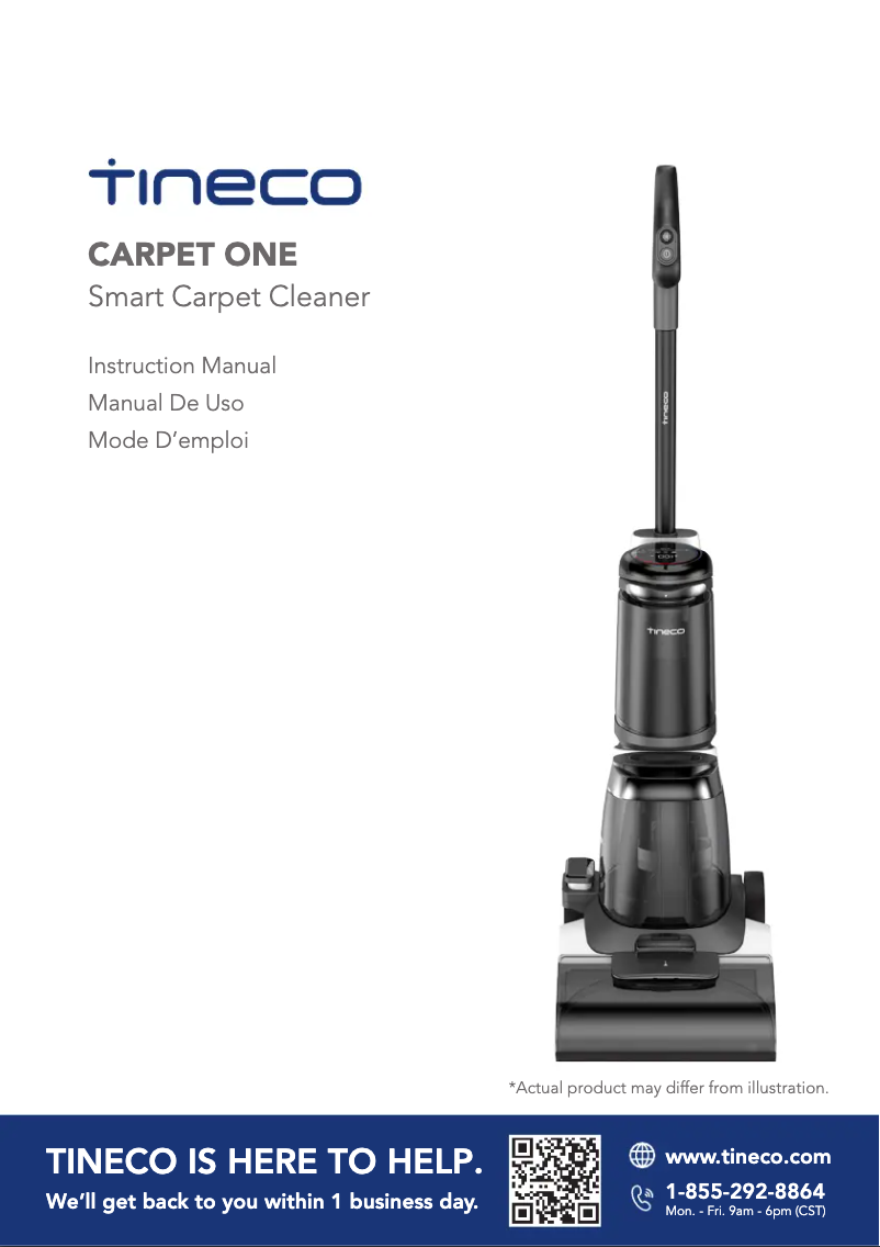 Imagen de la primera página del manual del dispositivo Carpet One