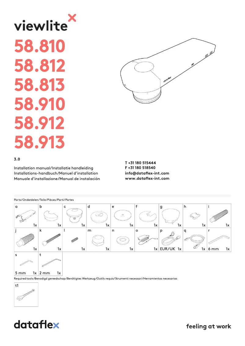 Imagen de la primera página del manual del dispositivo Viewlite 58.910
