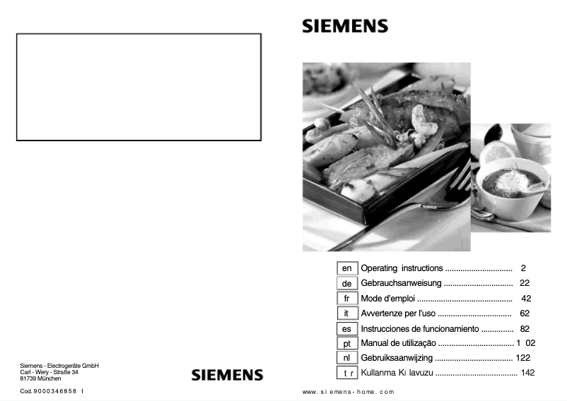 Imagen de la primera página del manual del dispositivo ER726RT70E