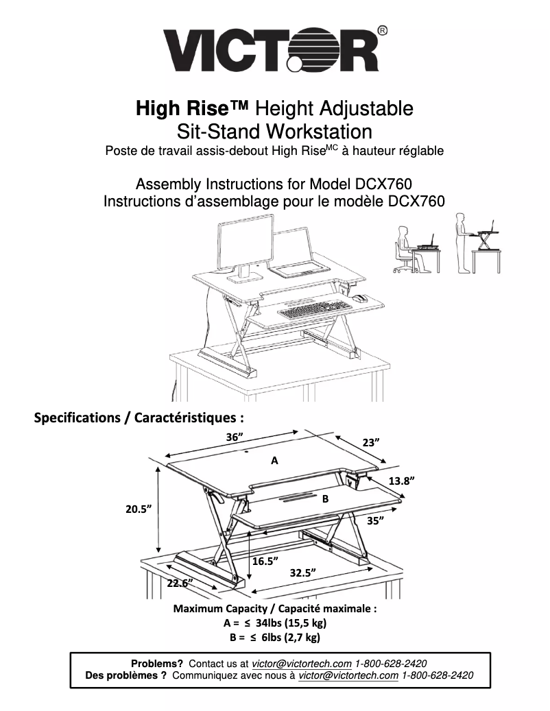 Imagen de la primera página del manual del dispositivo High Rise DCX760